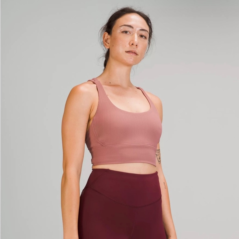 Lululemon Ribbed Longline Energy Sports Bra